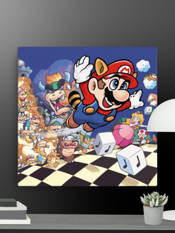Mario and friends chess canvas - 12×12