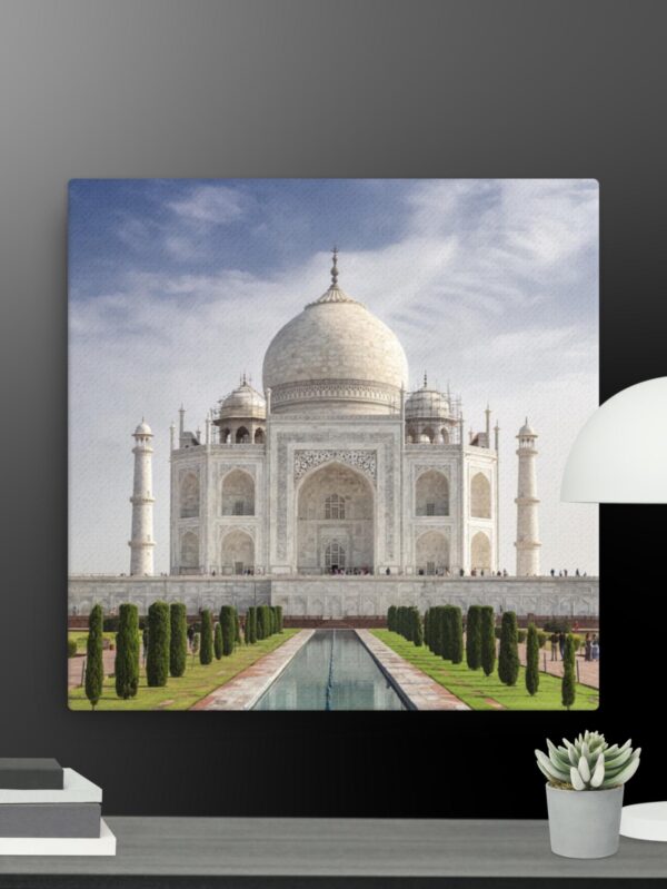 Taj Mahal canvas - 12×12