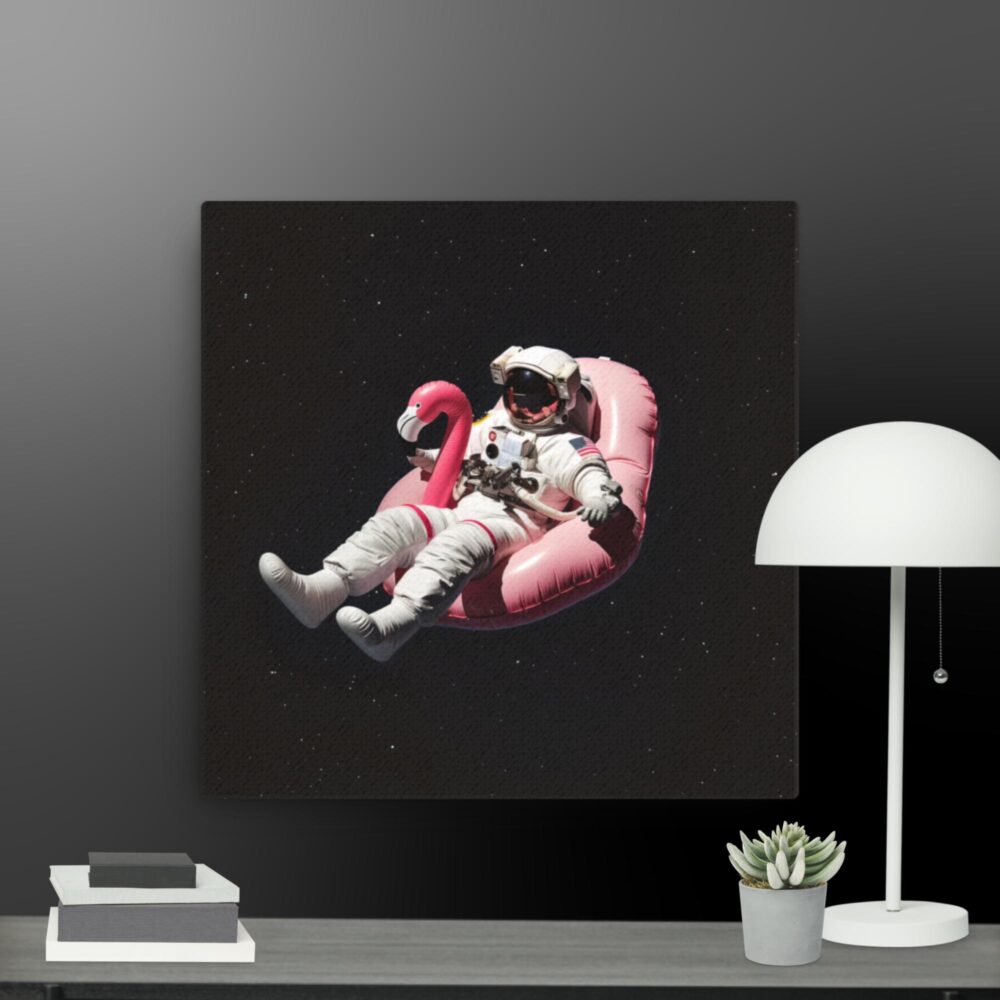 Spaceman Funny canvas