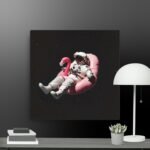 Spaceman Funny canvas
