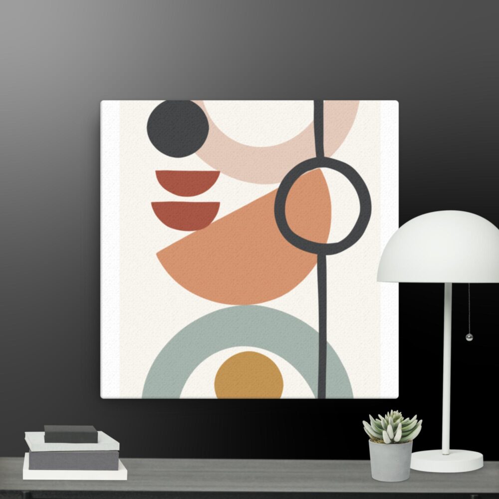 Bohemian shapes canvas