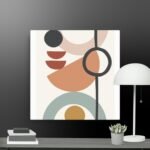 Bohemian shapes canvas