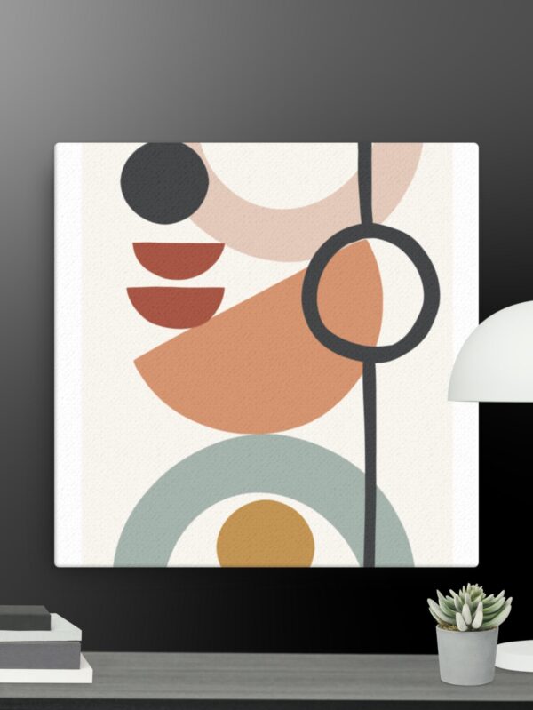 Bohemian shapes canvas - 12×12