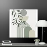 Bohemian green canvas