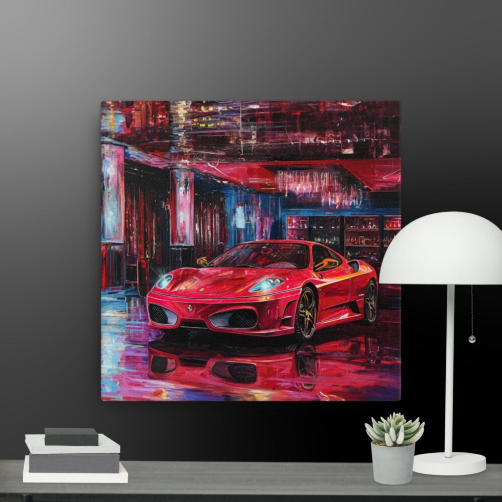 Sports car canvas
