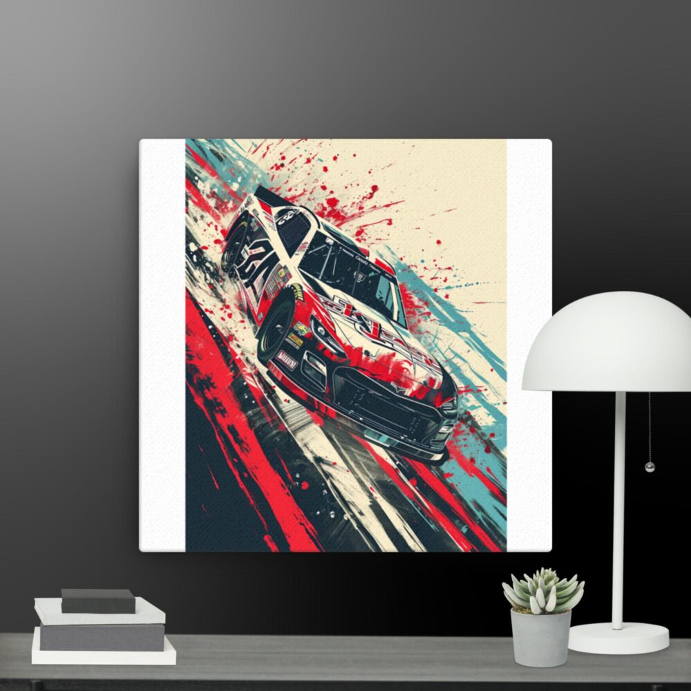 Racing car canvas