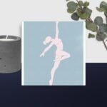 Contemporary athlete canvas