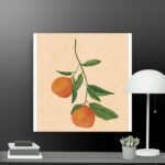 Contemporary fruit canvas