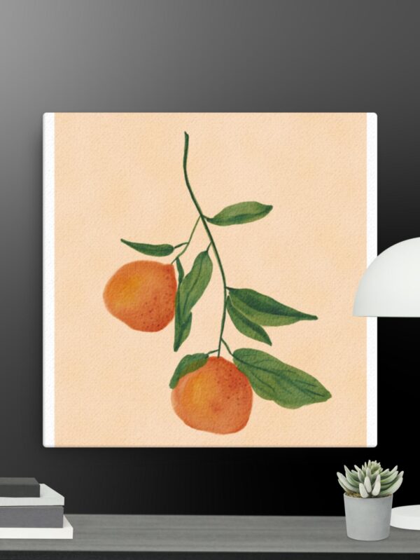 Contemporary fruit canvas - 12×12