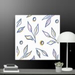 Contemporary flower canvas
