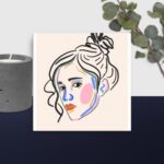 Contemporary female canvas