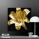 Gold Flower canvas