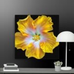 Yellow flower canvas