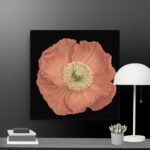 Pink flower canvas