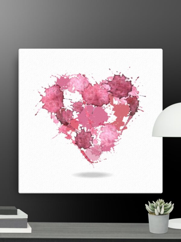 Love heart canvas - 12×12