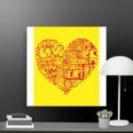 Amor love canvas