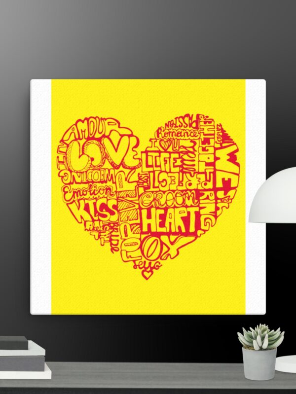 Amor love canvas - 12×12
