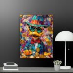 Pop Art Duck Style Canvas