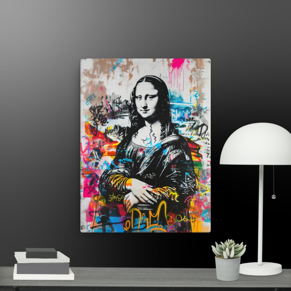 Moana Lisa Pop Art Style canvas