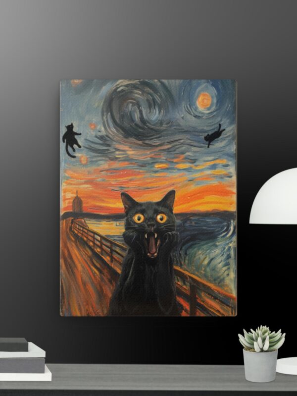 The black cats canvas - 12×16