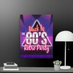 Retro Party canvas