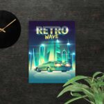 Retro Wave canvas