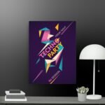Techno Party canvas