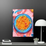 Touch of Spaghetti canvas