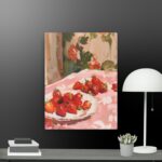 Simply Strawberries canvas