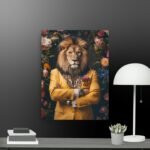 The Lion collection 4 canvas