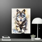 The Wolf canvas