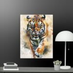 The tiger Thin canvas