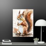 The Squirrel canvas