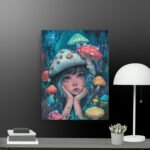 The Mushroom Garden canvas