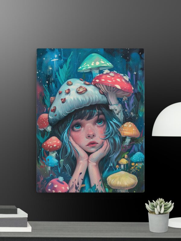 The Mushroom Garden canvas - 12×16