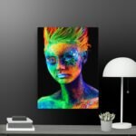 Mosaic Woman 2 canvas