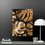 Golden Leaves Canvas