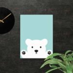 Polar bear canvas