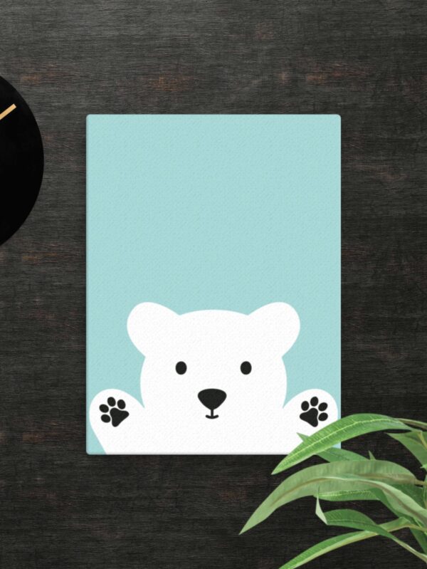 Polar bear canvas - 12×16