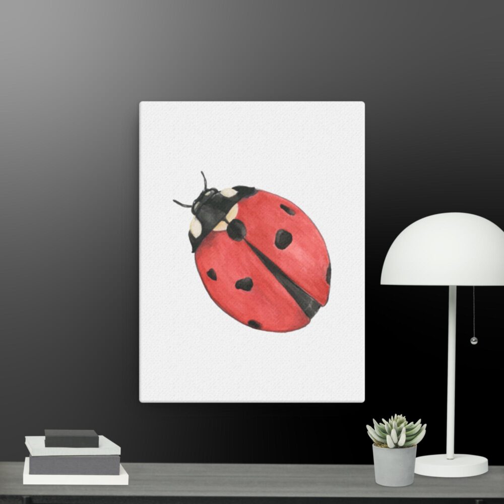 Ladybug canvas