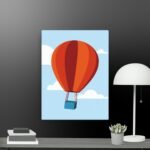 Hot air balloon canvas