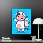 Happy Moo Canvas