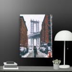 Winter Scene in New York canvas