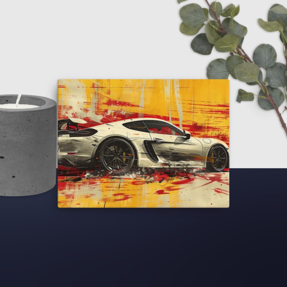 Car Scene canvas - Image 2