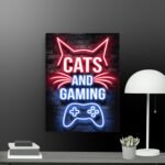 Cats and Gaming canvas