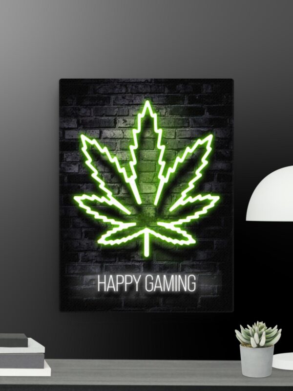 Happy Gaming canvas - 12×16
