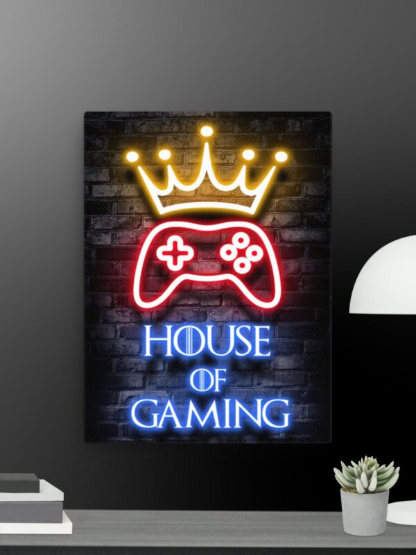 House of Gaming canvas - 12×16