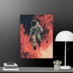 Walking Spaceman canvas