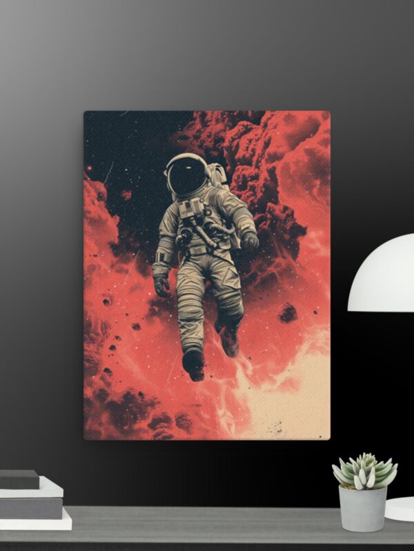 Walking Spaceman canvas - 12×16