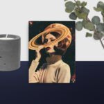 Space Woman canvas